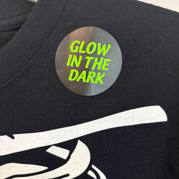 Vintage Glow in the dark skeleton tshirt men’s medium - Picture 3 of 5